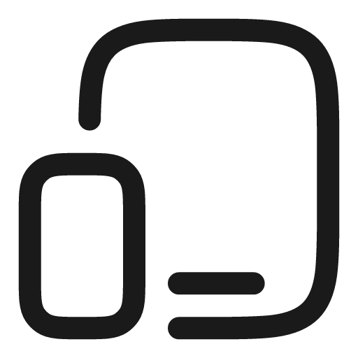 Devices linear icon, line style, from Solar