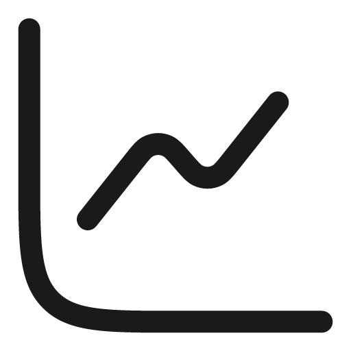 Diagram up bold icon, bold style, from Solar