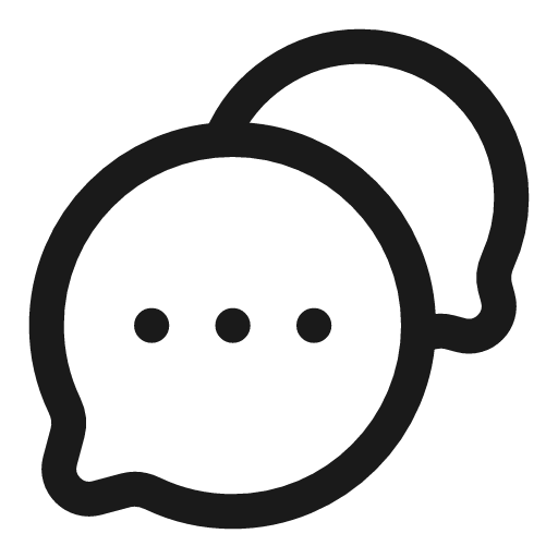 Dialog linear icon, line style, from Solar
