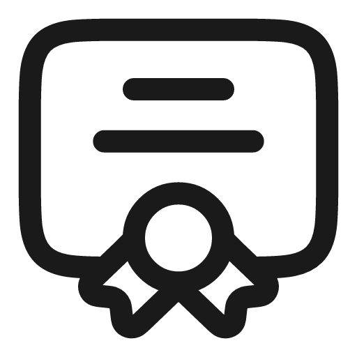 Diploma linear icon, line style, from Solar