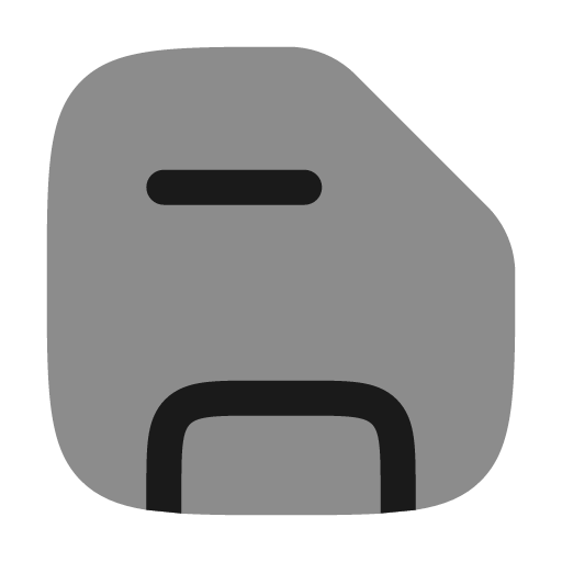 Diskette bold duotone icon, two-tone style, from Solar