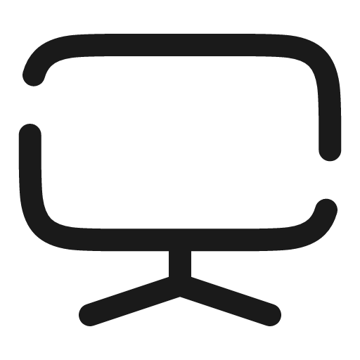 Display broken icon, line style, from Solar