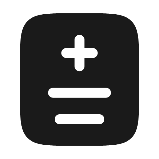 Document medicine bold icon, bold style, from Solar