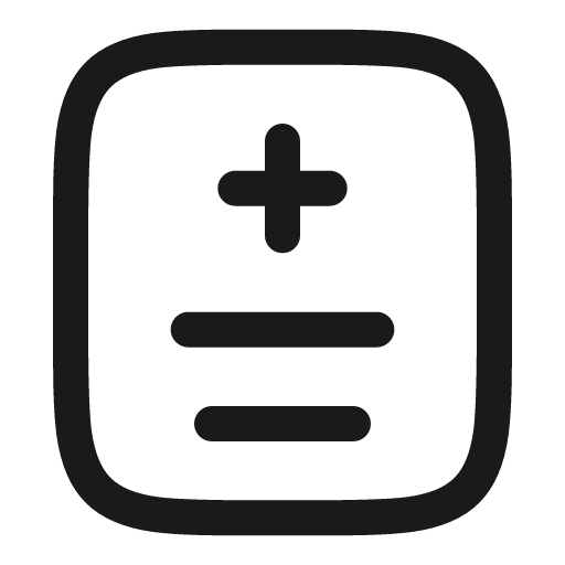 Document medicine linear icon, line style, from Solar