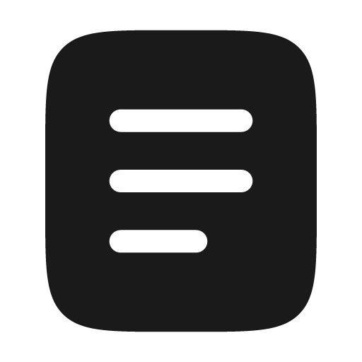Document text bold icon, bold style, from Solar