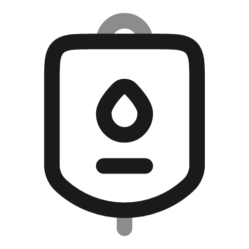 Dropper minimalistic 2 line duotone icon, two-tone style, from Solar