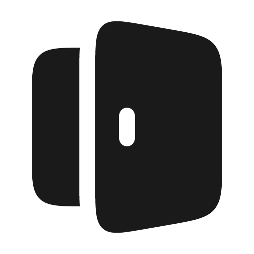 Exit bold icon, bold style, from Solar