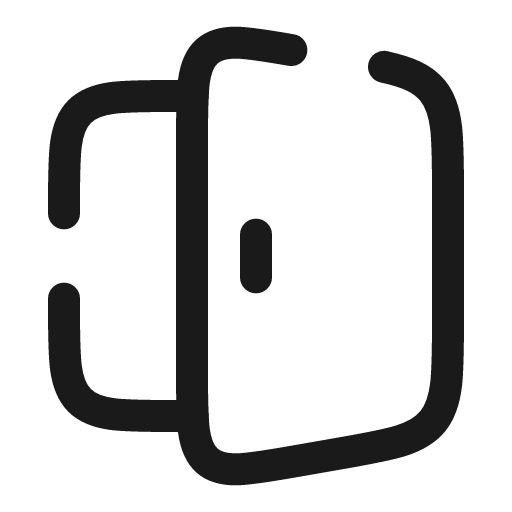 Exit broken icon, line style, from Solar