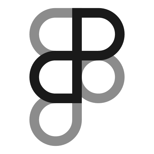 Figma line duotone icon, two-tone style, from Solar