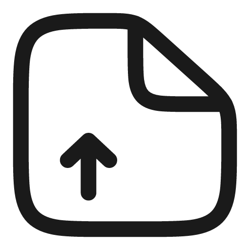 File send linear icon, line style, from Solar