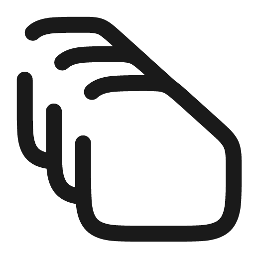 File stack broken icon, line style, from Solar