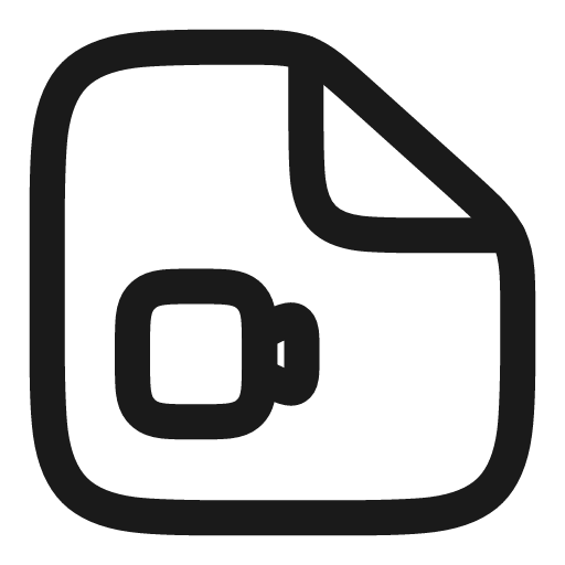 File video camera linear icon, line style, from Solar