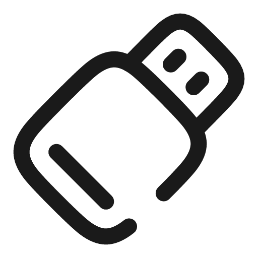 Flash drive broken icon, line style, from Solar