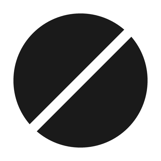 Forbidden circle bold icon, bold style, from Solar