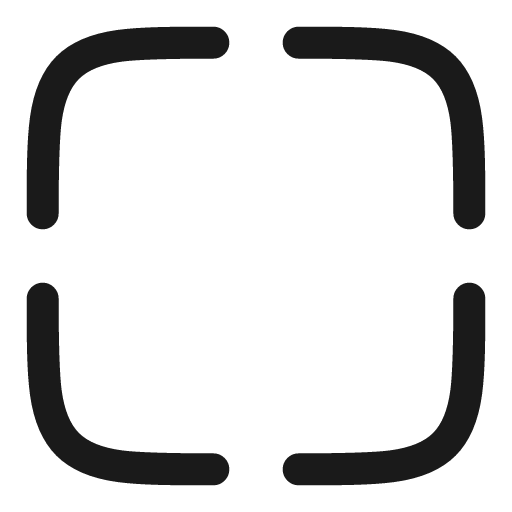 Full screen linear icon, line style, from Solar