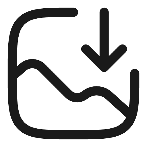 Gallery download outline icon, outline style, from Solar