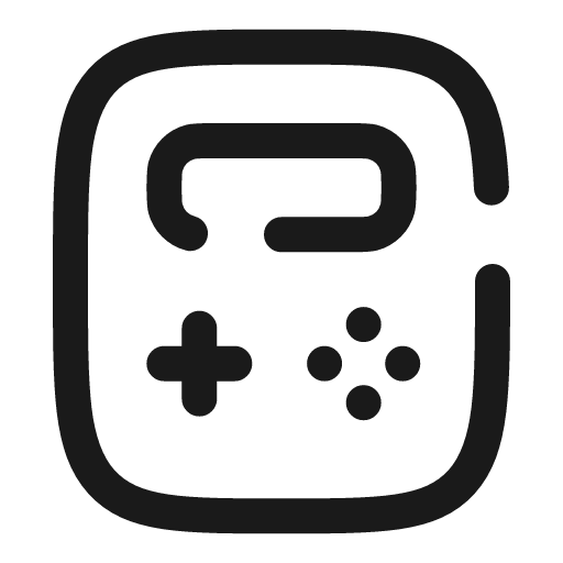 Gameboy broken icon, line style, from Solar