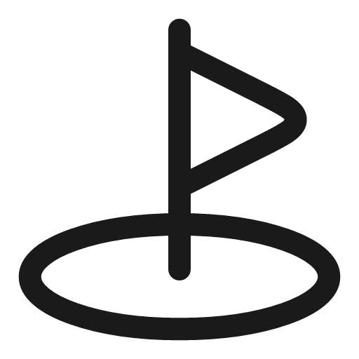 Golf linear icon, line style, from Solar