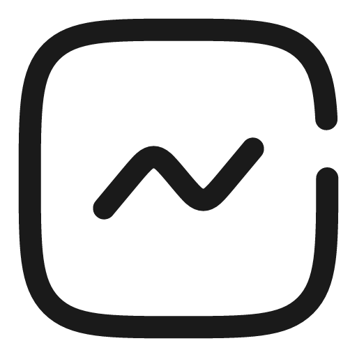 Graph broken icon, line style, from Solar