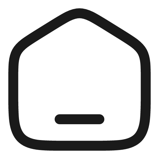 Home linear icon, line style, from Solar