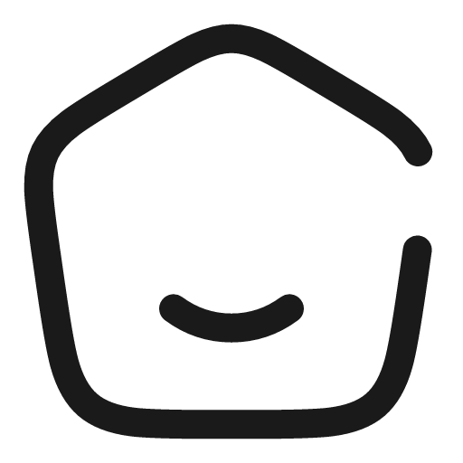 Home smile angle broken icon, line style, from Solar