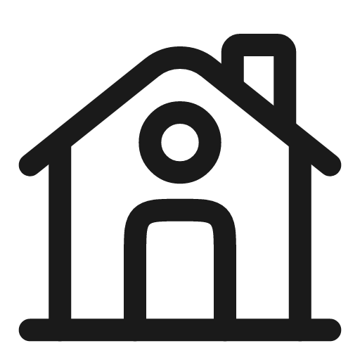 House linear icon, line style, from Solar