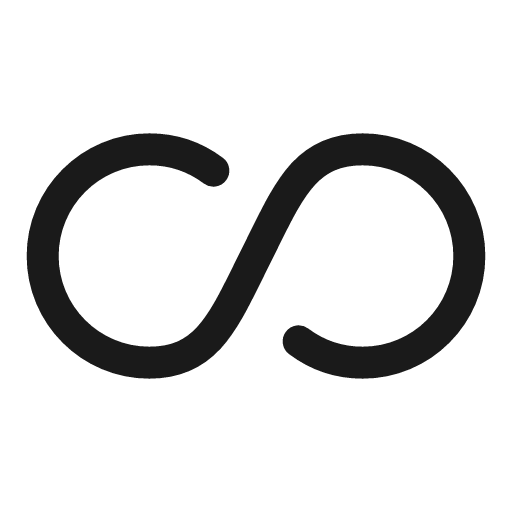 Infinite linear icon, line style, from Solar