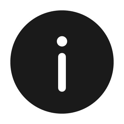 Info circle bold icon, bold style, from Solar