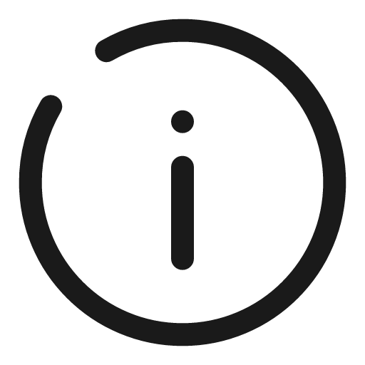 Info circle broken icon, line style, from Solar