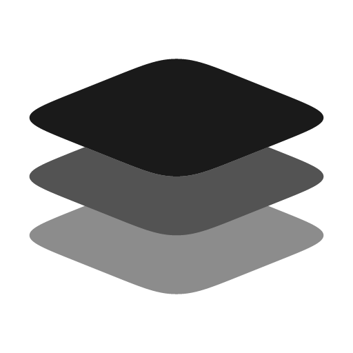 Layers bold duotone icon, two-tone style, from Solar