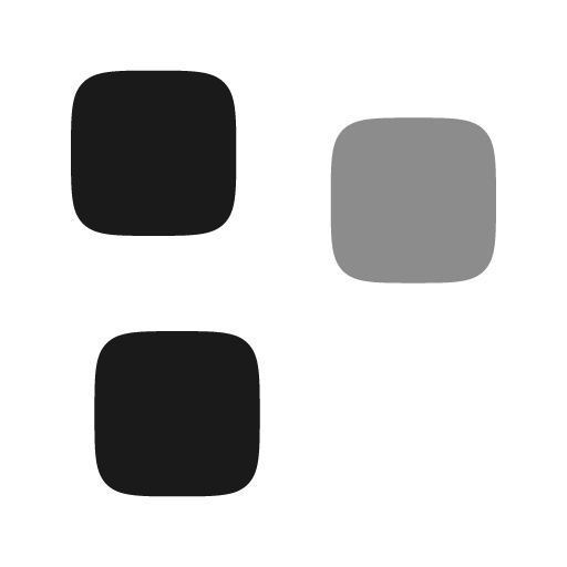 Layout freeform bold duotone icon, two-tone style, from Solar