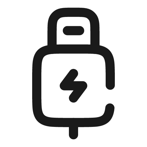 Lightning broken icon, line style, from Solar