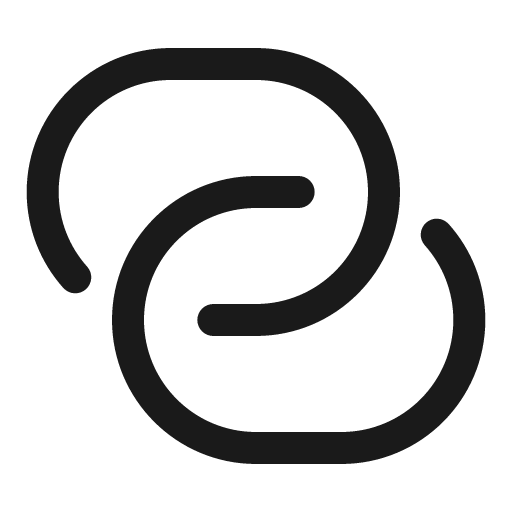 Link round outline icon, outline style, from Solar