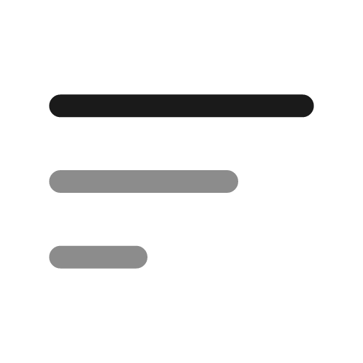 List line duotone icon, two-tone style, from Solar