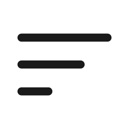 List outline icon, outline style, from Solar