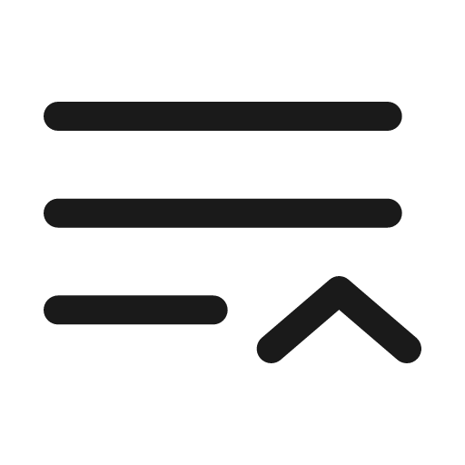 List up minimalistic outline icon, outline style, from Solar