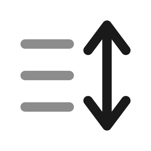 List vertical bold duotone icon, two-tone style, from Solar