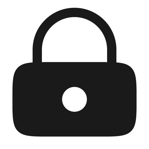 Lock keyhole bold icon, bold style, from Solar