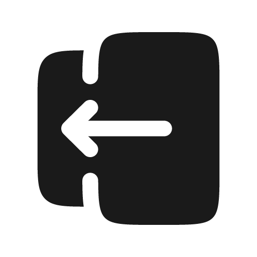 Logout 3 bold icon, bold style, from Solar