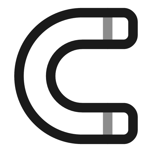 Magnet line duotone icon, two-tone style, from Solar