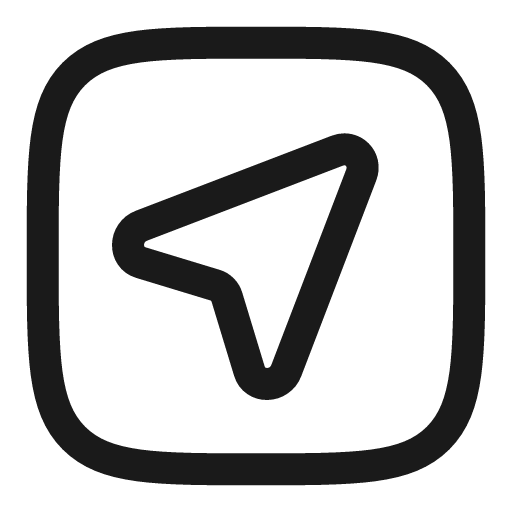 Map arrow square linear icon, line style, from Solar