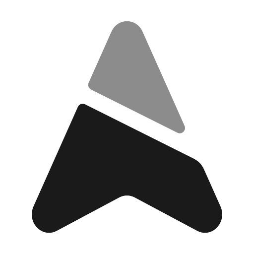 Map arrow up bold duotone icon, two-tone style, from Solar