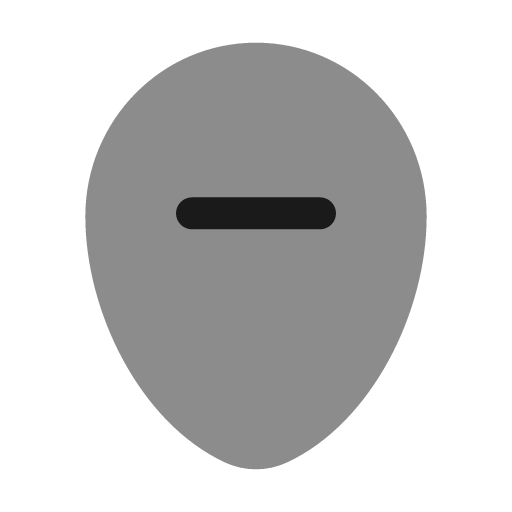 Map point remove bold duotone icon, two-tone style, from Solar
