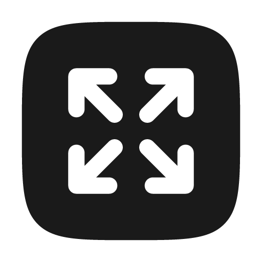 Maximize square 2 bold icon, bold style, from Solar