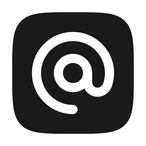 Mention square bold icon, bold style, from Solar