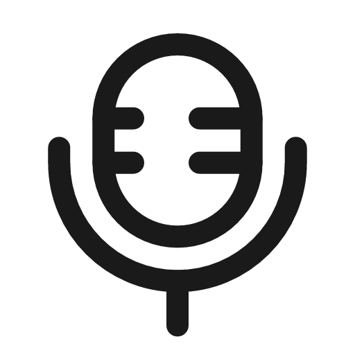 Microphone 2 linear icon, line style, from Solar