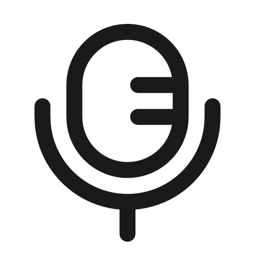 Microphone outline icon, outline style, from Solar