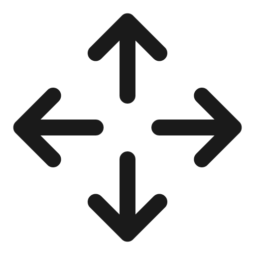 Move linear icon, line style, from Solar