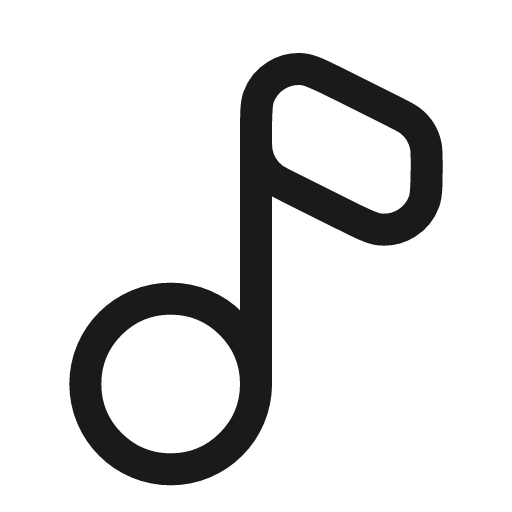 Music note 3 linear icon, line style, from Solar