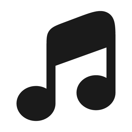 Music note bold icon, bold style, from Solar